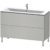Duravit Waschtischunterbau L-CUBE 1220x481x704mm betongrau matt