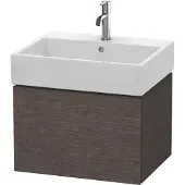 Duravit Waschtischunterbau L-CUBE 394x584x459mm eiche dunkel gebürstet