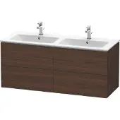 Duravit Waschtischunterbau L-CUBE 1290x481x550mm nussbaum gebürstet