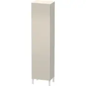 Duravit Hochschrank L-CUBE INDIVIDUAL 250/500x200/363x1321/2000mm Ans re taupe Anschlag rechts taupe