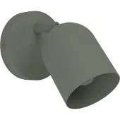 Eglo Wandlampe innen Tilston, Wandleuchte mit schwenkbarem Strahler, Wandstrahler aus Stahl in Dunkelgrün, Leselampe mit E14 Fassung