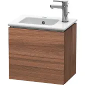 Duravit Waschtischunterbau L-CUBE 294x420x400mm Ans links nussbaum natur