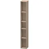 Duravit L-Cube Regalelement vertikal, 5 Fächer, 180x180x1400mm, LC120607575