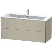 Duravit Waschtischunterbau XSQUARE 560x1210x478mm taupe seidenmatt