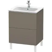 Duravit Waschtischunterbau L-CUBE 620 x 481 x 704 mm flannel grey seidenmatt