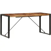 vidaXL Esstisch 160x80x75 cm Massivholz Akazie
