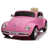 TPFLiving Elektro-Kinderauto Volkswagen Beetle Pink