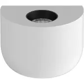 Loom Design Nyx Wandleuchte Matt White - , Nyx, dimmbar, Weiß, für Wohnzimmer, Aluminium, Modern