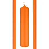Kopschitz Kerzen Altarkerzen Mandarin Orange 250 x Ø 50 mm, 4 Stück