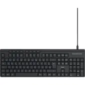 Hama USB-Tastatur CK-200, kabelgebunden, Schwarz, QWERTZ