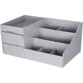 Dalprint Schreibtisch-Stiftehalter, grau, 35 x 21,5 x 16,5 cm – Dalprint