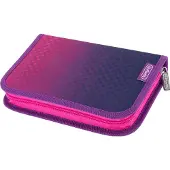 Herlitz 400205910, Weiches Federmäppchen, Pink, Violett, Einfarbig, Drinnen, Junge/Mädchen, Reißverschluss
