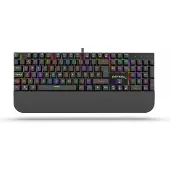 Inca IKG-443 Gaming Tastatur mechanische Metalltastatur 18 LED Modus RGB Beleuchtung Schwarz
