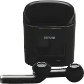 Denver Wireless Earbuds mit Ladeetui - Ohrhörer Wireless - Bluetooth - TWE36 - Schwarz