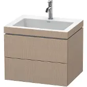 Duravit Waschtischunterbau L-CUBE WT Vero Air 500x600x480mm 1 HL leinen