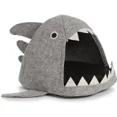 Zeller Tierbett "Hai" Filz, 45x38x32 cm
