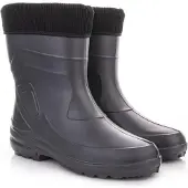 Lemigo Damen Thermo EVA Gummistiefel sehr leicht Jessy (Carbon, 39 EU)