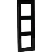 JUNG A 5583 BF SW Abdeckrahmen 3-fach schwarz Serie A550