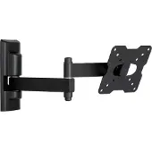 Meliconi EDR100, 35,6 cm (14"), 63,5 cm (25"), 50 x 50 mm, 100 x 100 mm, Acrylnitril-Butadien-Styrol (ABS), Metall, Schwarz