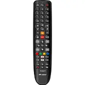 Meliconi Gumbody Personal 7 plus Universal TV-Fernbedienung Schwarz Gummi IR Wireless