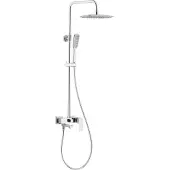 KFA Logon Brausegarnitur mit Regenbrause mit Batterie Chrom (5136-915-00)