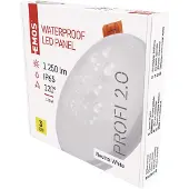 Emos LED Panel Einbauleuchte 13W, extra-flacher 1180 lm runder Einbaustrahler, tralweiß 4000K, wasserdicht, weiß, rahmenlos, ZV1142