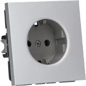 JUNG AL 1520, CEE 7/3, Aluminium, Aluminium, 250 V, 16 A, 70 mm