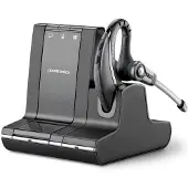 Plantronics DECT Headset Savi W730 USB Über-Ohr Ohrbügel Telefon schwarz -