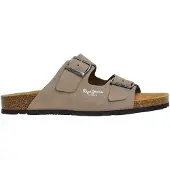 Pepe Jeans Bio Suede Sandalen Braun EU 45 Mann Braun EU 45