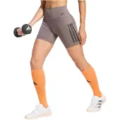 Adidas Damen Tight Optime Workout 3-Streifen Kurze (Länge 6 Zoll)