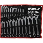 Dedra Kombinationsschlüssel CrV 25 Stück