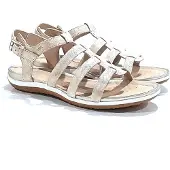 Geox SAND.VEGA, Sandaletten in Gold für Damen, Größe 39