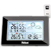 Mebus Wetterstation mit Aussensensor und Funkuhr 40917