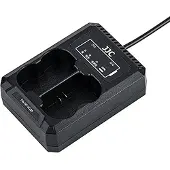 JJC Camera Charger JJC Dual Usb Charger For Fujifilm Fuji Np-w235 Npw235