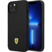 Ferrari Fehcp14ssibbk Iphone 14.15.13 6.1 Silicone Handyhülle