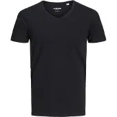 Jack & Jones T-Shirt "SLIM- FIT BASIC TEE V-NECK" mit V-Ausschnitt