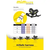 MimSafe - Allsafe Large 30-55kg Car harness - crash-tested