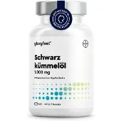 Gloryfeel Schwarzkümmelöl - 420 Kapseln 1000mg/Tagesdosis Nigella sativa kaltgepresst Vitamin E 307 g
