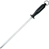 Victorinox Erwachsene Schärfen Metzgerstahl 30 cm rund Nylongriff Schustermesser, weiss