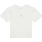 Calvin Klein Jeans T-Shirt IG0IG02136 Weiß Boxy Fit