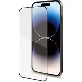 Celly Vollglas-Displayschutz aus gehärtetem Glas für das iPhone 15 Pro