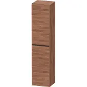 Duravit Hochschrank D-Neo 40x36cm, 1 Tür, 5 Bö, An L, sw/Nuss Nat