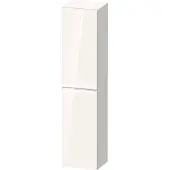 Duravit Hochschrank D-Neo 40x36cm, 1 Tür, 5 Bö, An li, chr/we hgl
