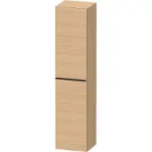 Duravit Hochschrank D-Neo 40x36cm, 1 Tür, 5 Bö, An L, sw/Ei Nat