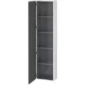 Duravit Hochschrank L-Cube 40x24,3x176cm, Tür re, weiß supermatt