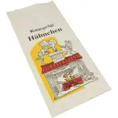 Papstar 100 Hähnchenbeutel, Papier mit Alu-Einlage 24 cm x 10,5 cm x 6 cm 'Max & Moritz' 1/2