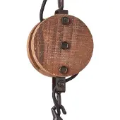 Brilliant Lampe Matrix Pendelleuchte 34cm schwarz antik | 1x G95, E27, 60W, geeignet für Normallampen (nicht enthalten) | Kette ist kürzbar
