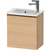 Duravit Waschtischunterschrank D-Neo 41x27,4x44cm, 1 T, An L, b geb/Eiche Nat