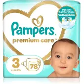 Pampers Premium Care Size 3 Einwegwindeln 6-10 kg 78 St.