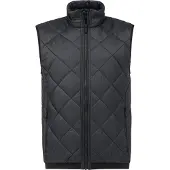 Head REBELS Weste Schwarz XL mit gesteppter Front und elastischem Rippenbund